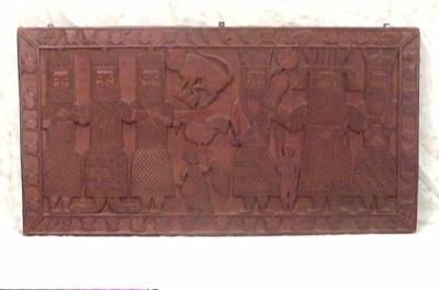 Carved Wooden Panel