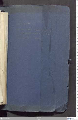 An archival document representing a Back Matter of 1 page(s)