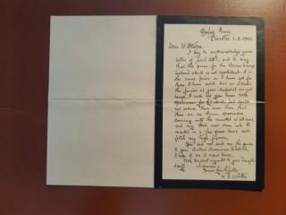 An archival document representing a Correspondence of 3 page(s)