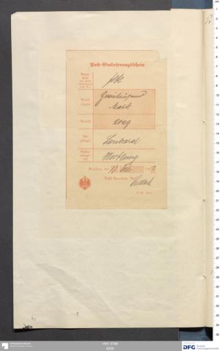 An archival document representing a Shipping Records of 1 page(s)