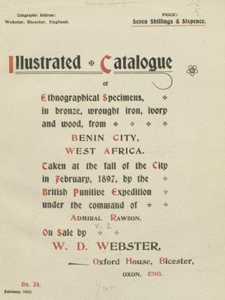 An archival document representing a Sales Catalog of 31 page(s)