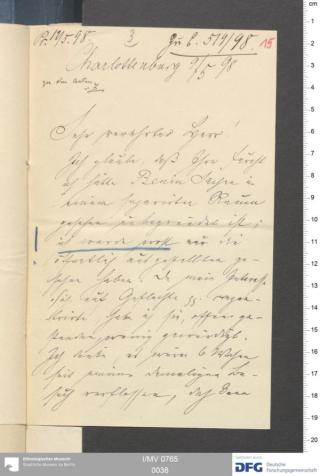 An archival document representing a Correspondence of 3 page(s)