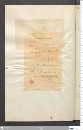 An archival document representing a Shipping Records of 1 page(s)