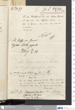 An archival document representing a Correspondence of 1 page(s)