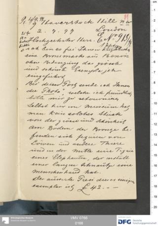 An archival document representing a Correspondence of 4 page(s)