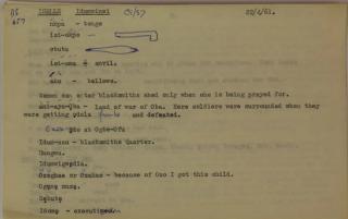 An archival document representing a Research notes of 2 page(s)