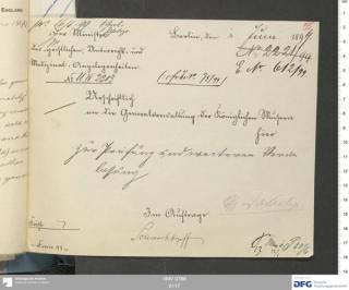 An archival document representing a Correspondence of 2 page(s)