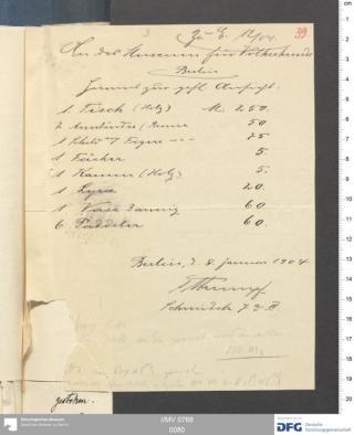 An archival document representing a Correspondence of 2 page(s)