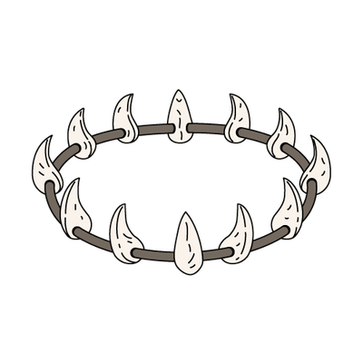 leopard teeth