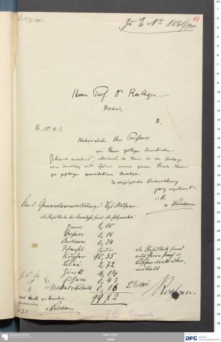 An archival document representing a Correspondence of 2 page(s)